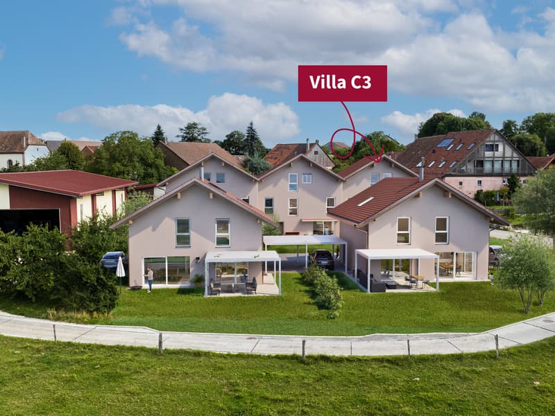 LES VILLAS DU GRAND PRÉ Semi-detached villa in PPE 4.5 rooms - Lot C3 (10)