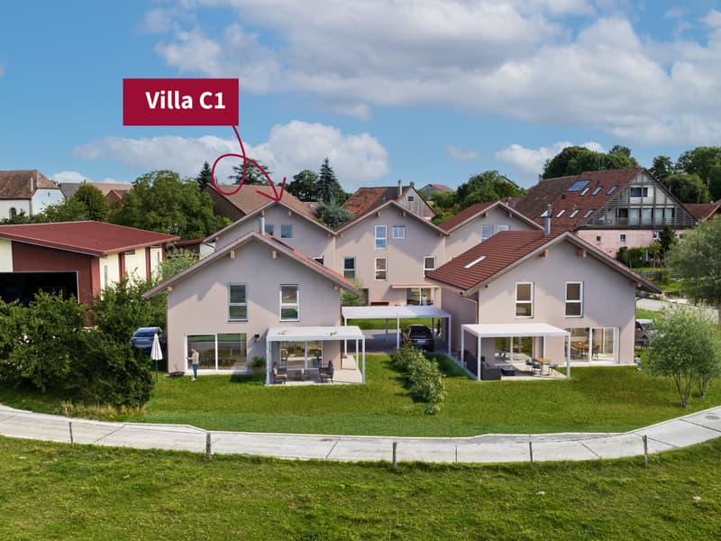 LES VILLAS DU GRAND PRÉ Semi-detached villa in PPE 4.5 rooms - Plot C1 (10)