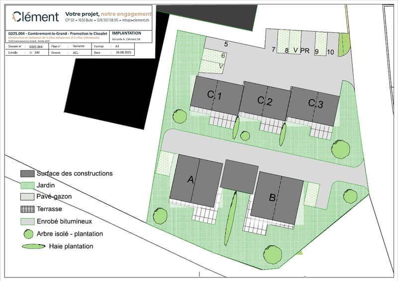 LES VILLAS DU GRAND PRÉ Semi-detached villa in PPE 4.5 rooms - Plot C1 (8)