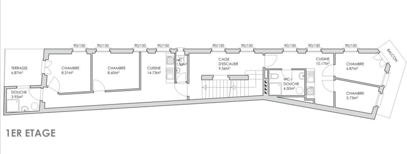 Payerne, for sale, building with 5 apartments and a commercial space (10)