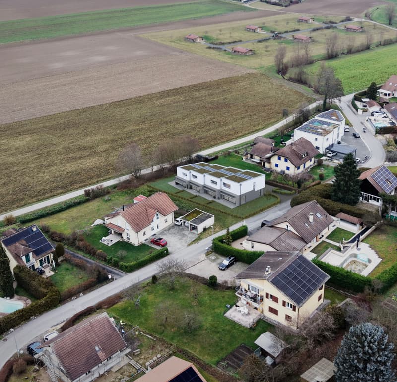Domdidier, for sale, contiguous villas with 4.5 rooms, with garden (4)