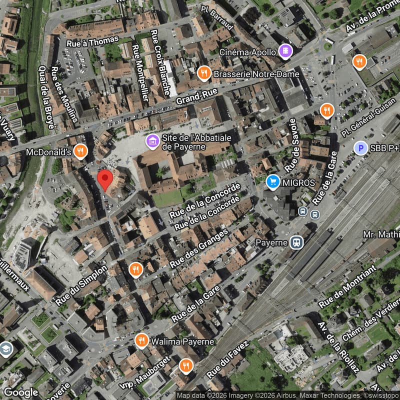 Payerne, à louer, centre ville, 1.5 pièces de 50 m2 avec balcon (5)