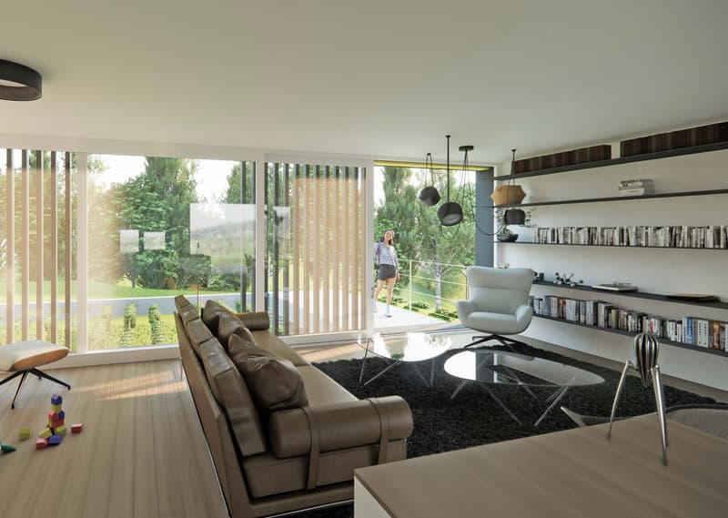 St-Aubin, à vendre, villa mitoyenne de 148 m2, terrain de 375 m2 (2)