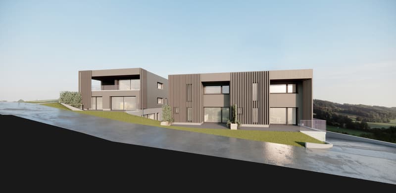 St-Aubin, à vendre, villa mitoyenne de 148 m2, terrain de 375 m2 (1)