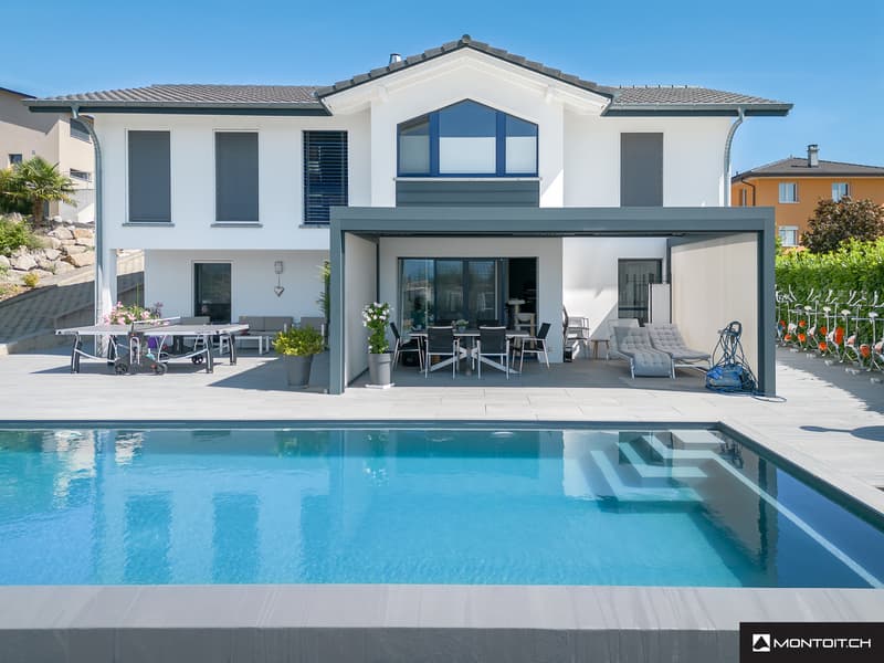 Payerne, à vendre, villa individuelle, moderne de 250 m2 avec piscine (5)