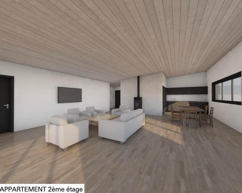 Fétigny, à vendre, attique de 3.5 pièces, 103 m2, terrasse de 51 m2 (1)