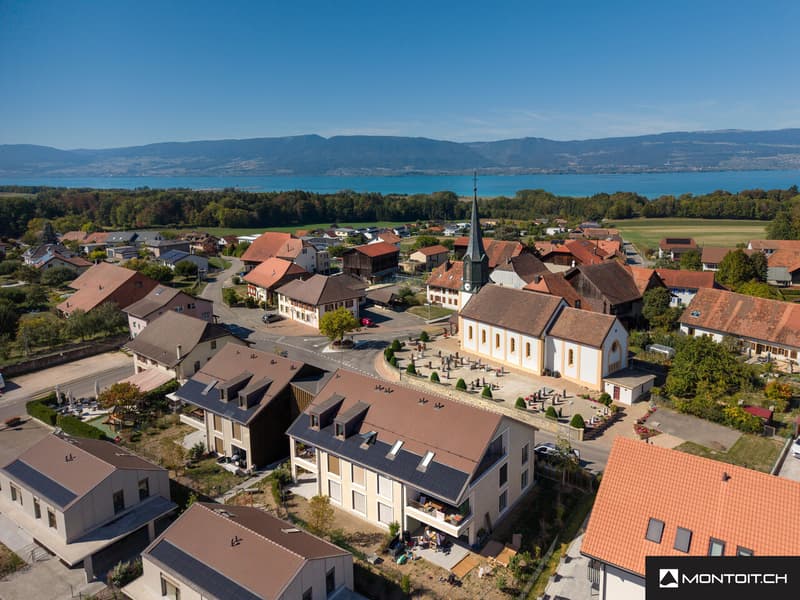 Gletterens, à vendre, appartement de 3.5 pièces, avec jardin privatif (1)