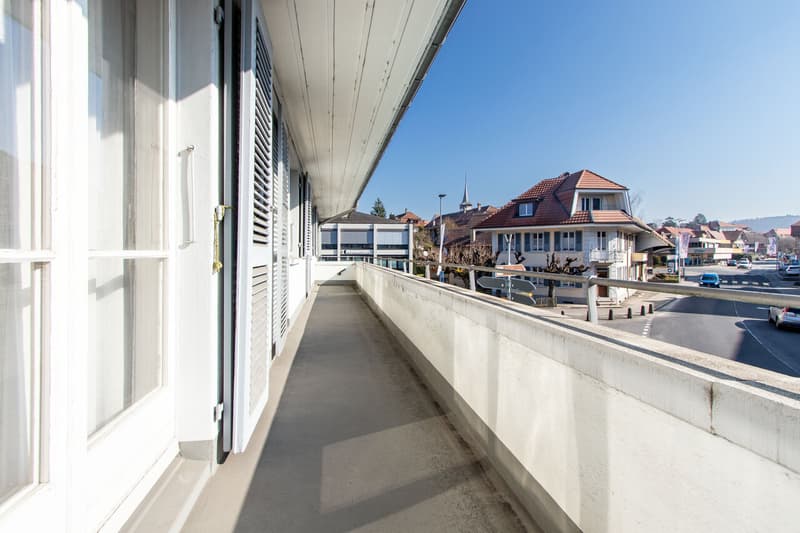 Balkon (gemeinsam mit 3.5-Zimmerwohnung) / Balcon (ensemble avec l'appartement 3.5-pièces)