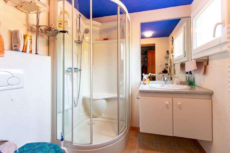 Obergeschoss: Dusche / WC / Étage supérieur : douche / wc