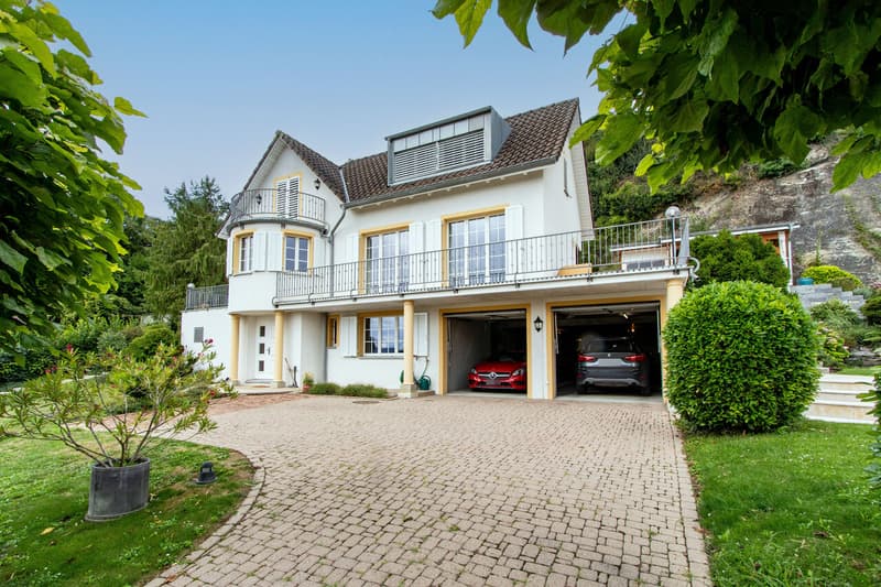 Zugang / Garagen / Südost Fassade / Accès / garages / Façade sudest