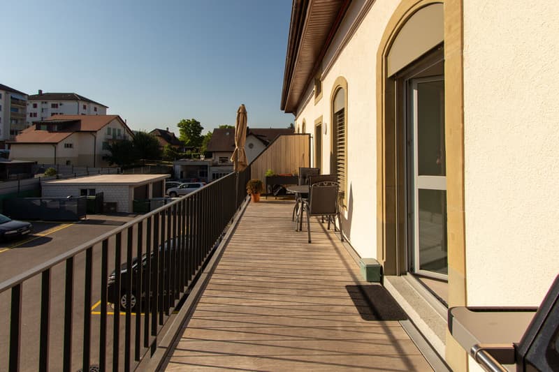 Schöne 3-Zimmer-Wohnung mit Balkon in Courtepin (1)