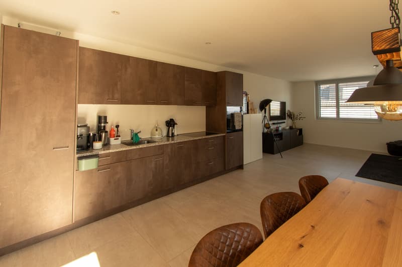 Schöne 3-Zimmer-Wohnung mit Balkon in Courtepin (2)