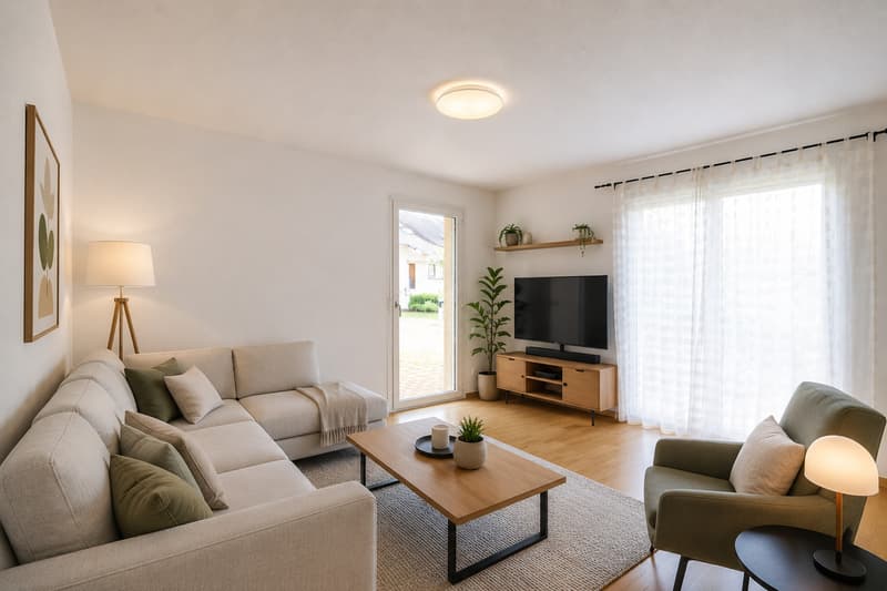Erdgeschoss: Zimmer / Rez-de-chaussée: chambre