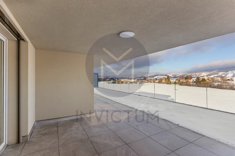 Attico d'eccezione a Riaz - Terrazza 67 m² & vista panoramica (2)