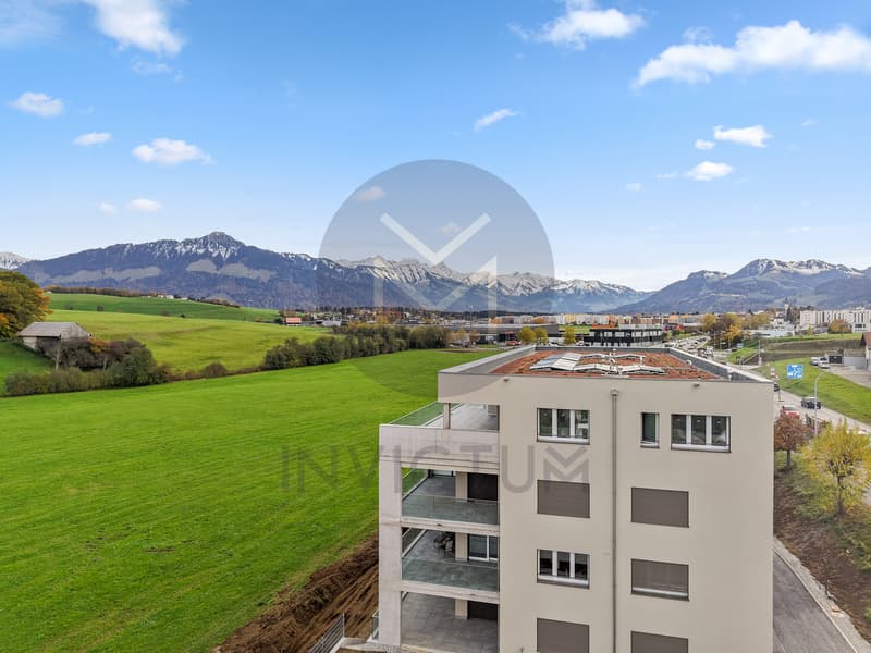 Exceptional attic in Riaz - 67 m² terrace & panoramic view (9)