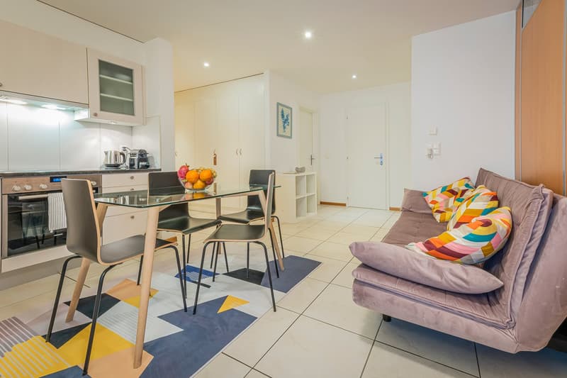Appartement Moderne 2 Chambres avec Services Hôteliers (3)