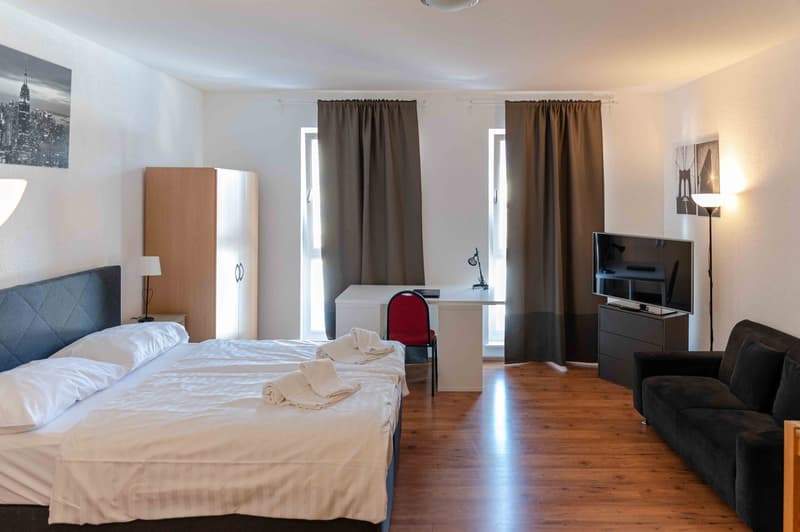 Studio Deluxe Meublé et Équipé – Avec Service hôtelier (13)