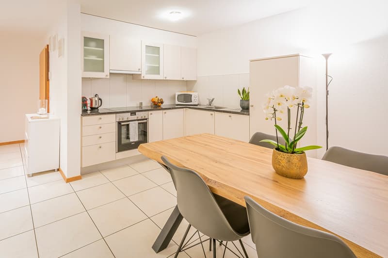 Appartement Modern 1 Chambre avec Services Hôteliers - Centre-Ville de Bulle (4)