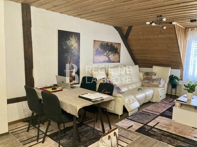 Möblierte 2.5-Zimmer-Wohnung in Estavayer-le-Lac (2)