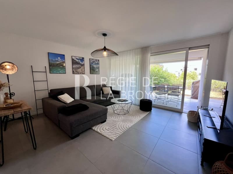 3.5 room apartment on the ground floor in Estavayer-le-Lac (1)