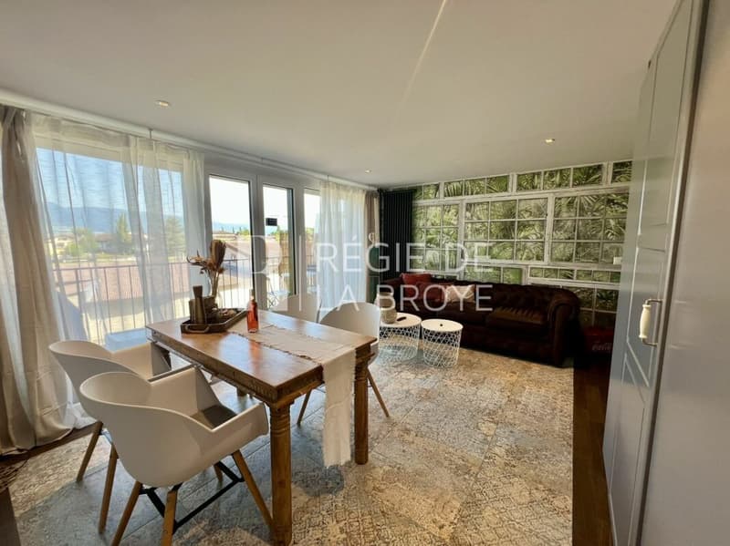 Superbe duplex meublé de 2.5 pièces à Estavayer-le-Lac (4)