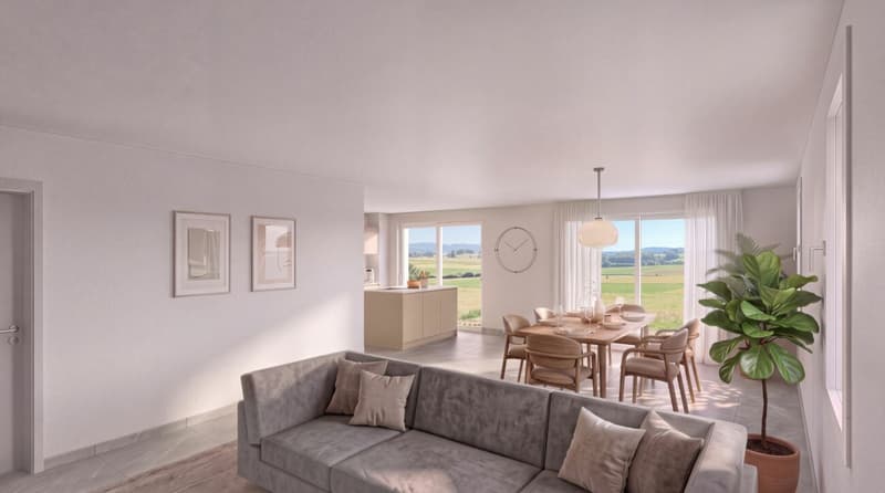 Nouveau quartier résidentiel à Frasses - Appartements neufs de 4.5 pièces (3)