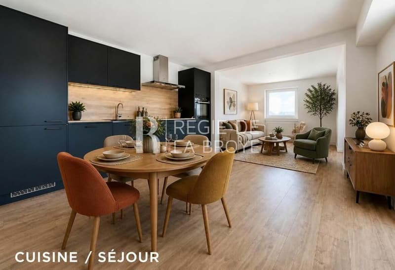 Grand 4.5 pièces rénové de 101 m² - 3 chambres et 2 salles d'eau - Montet (3)