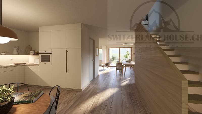 Magnificent 4.5 rooms close to Sarine in the lower town of Fribourg (4)