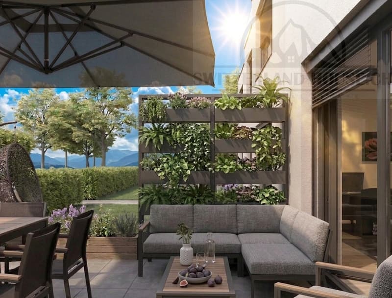 Prächtiges 4,5-Zimmer-Duplex mit Terrasse und Garten in Givisiez (4)