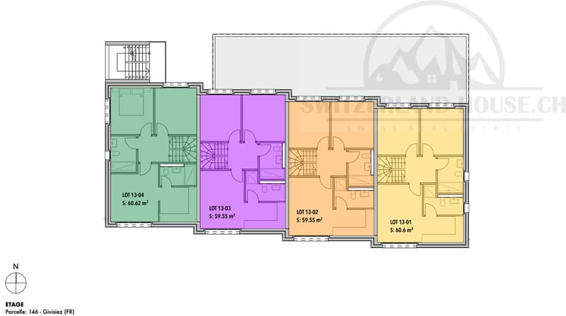 Prächtiges 4,5-Zimmer-Duplex mit Terrasse und Garten in Givisiez (11)