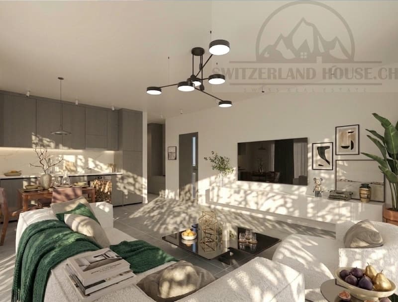 Magnifique Attikawohnung 2,5 Zimmer mit großer Terrasse und Blick in Givisiez (6)