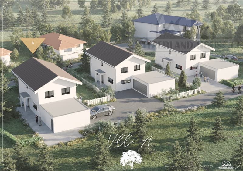 Spacieuse villa individuelle de 5.5 pcs avec grand jardin à Lovens proche nature (7)