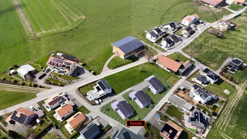 Spacieuse villa individuelle de 5.5 pcs avec grand jardin à Lovens proche nature (3)