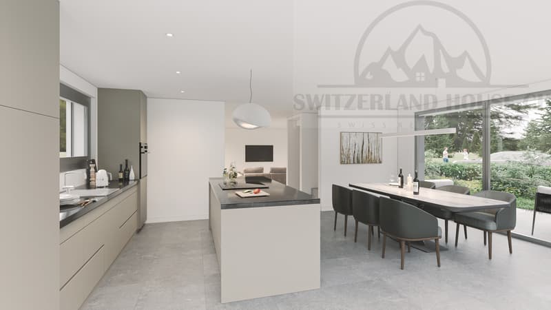Magnifique villa individuelle neuve de 5.5 pcs avec grand jardin à Lovens (8)