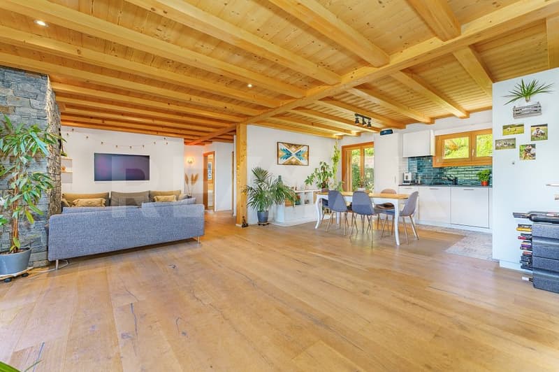 Ein 4.5-Zimmer-Apartment, in dem sich das Innere natürlich nach außen erstreckt (7)