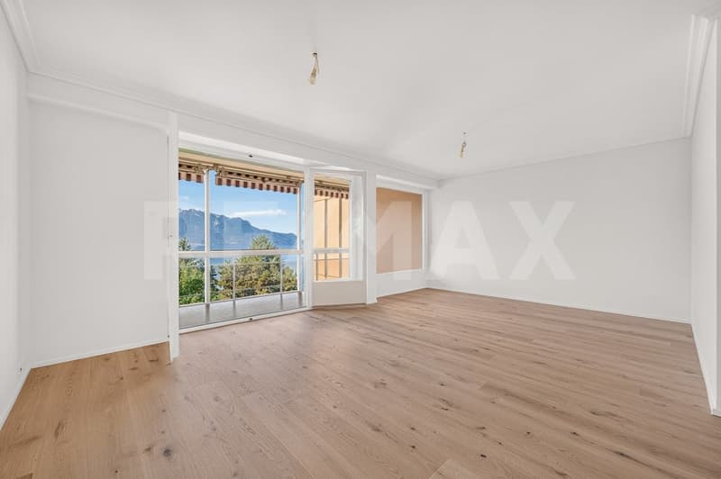 Le Léman à perte de vue:  superbe 4,5 pièces à Montreux (3)