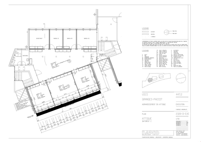 From 124 to 874 m2 of modular offices in Granges-Paccot/Fribourg (7)