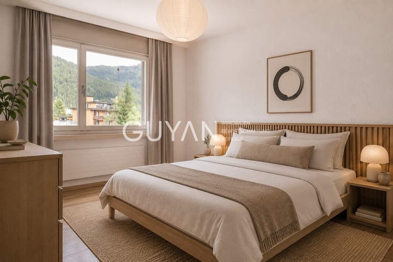 Schlafzimmer 1 visualisiert