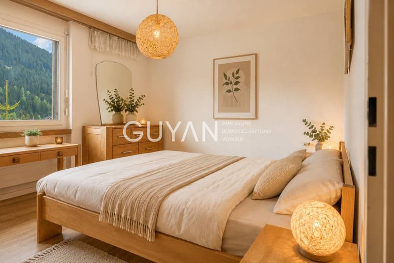 Schlafzimmer 1 visualisiert
