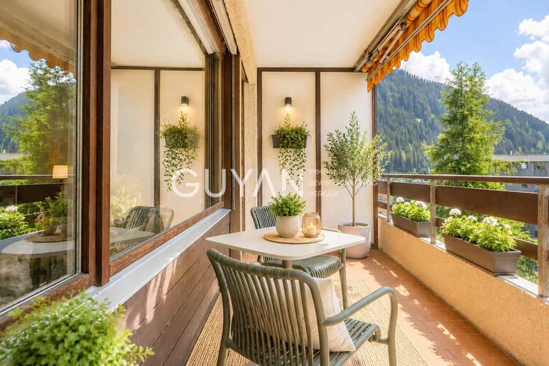 Balkon visualisiert
