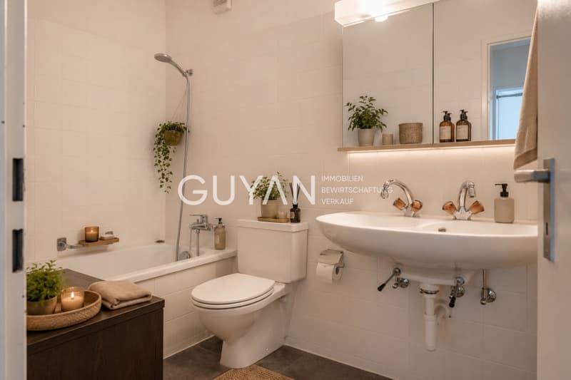 Badezimmer visualisiert