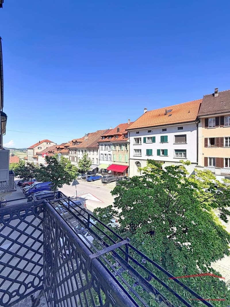 4,5 camere ristrutturate al 1° piano a Romont, 1° affitto offerto (6)