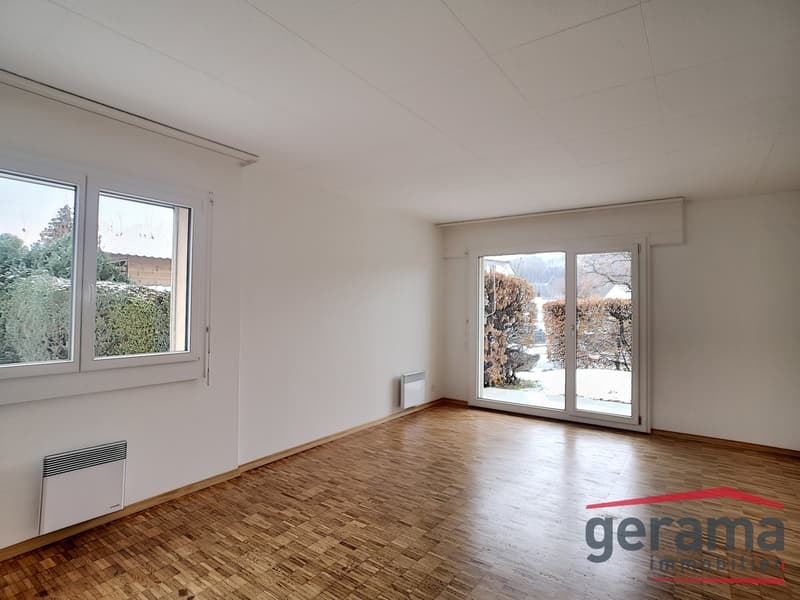 Charmantes 3.5-Zimmer-Wohnung im Erdgeschoss in Marly (2)