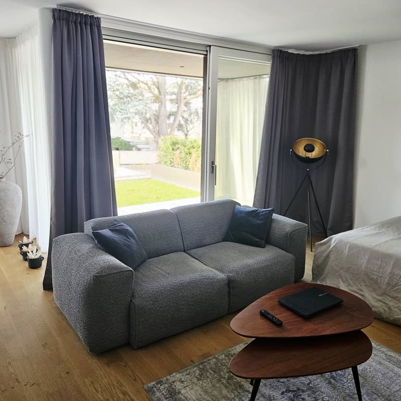 Magnificent 1.5-room apartment on the ground floor in Givisiez (4)