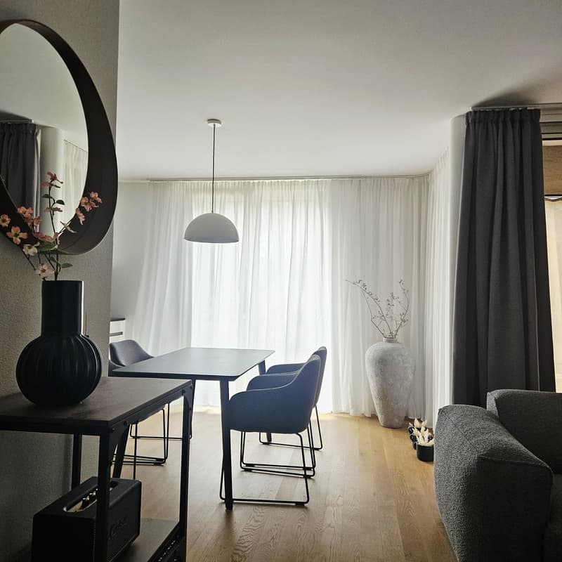 Magnificent 1.5-room apartment on the ground floor in Givisiez (3)