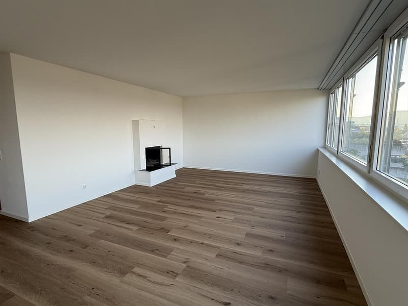 Wohnzimmer mit Cheminée