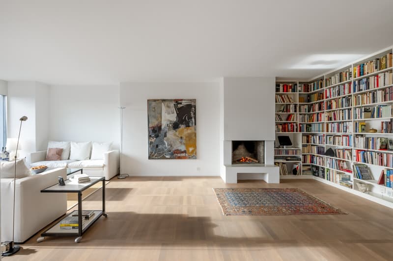 Wohnzimmer mit Cheminee