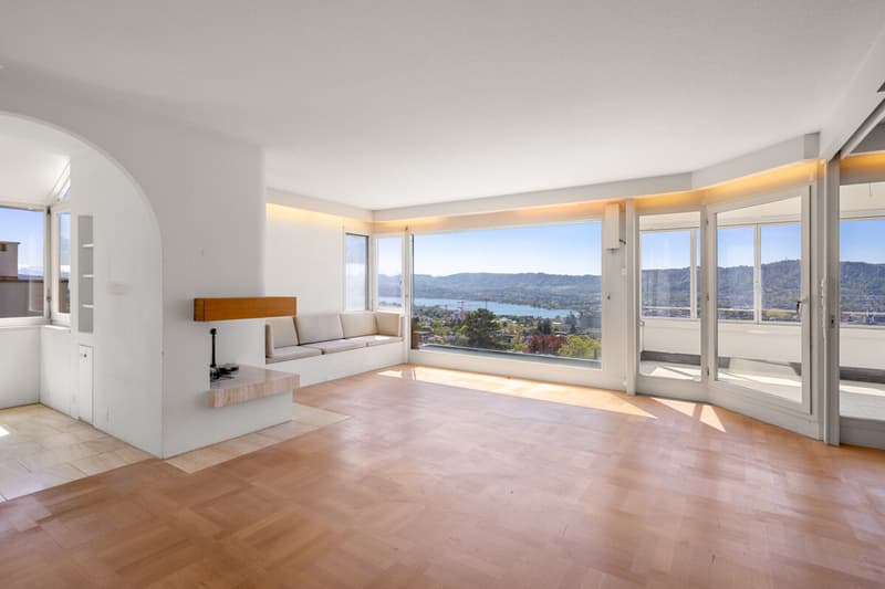 Wohnzimmer mit Ausblick