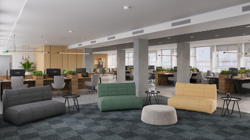 Visualisierung 1 Büro
