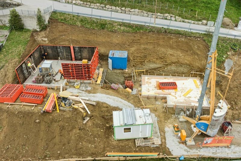 Inizio della costruzione! Nuovo progetto di costruzione a Plasselb (7)